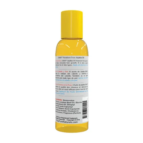 Vista 2 de Okay Aceite de jojoba para piel y cabello, 2 onzas (OKAY-JOJO2)