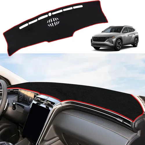 Vista 9 de Funda para salpicadero, almohadilla para salpicadero, tapete acolchado, personalizado para Hyundai Tucson 2016 2017 2018, accesorios, protector