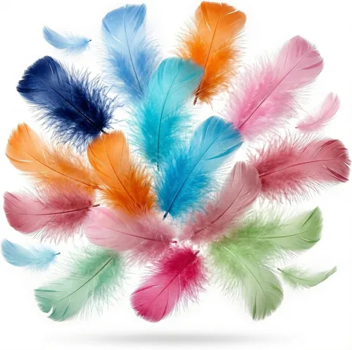 Vista 7 de 1500 plumas coloridas de alta calidad a granel – 15 colores surtidos (100/paquete) – Plumas para jaulas, plumas suaves naturales para manualidades