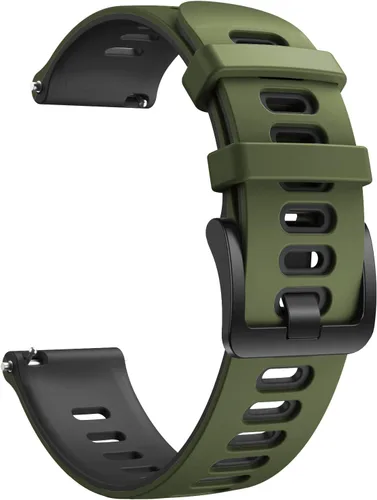 Vista 4 de NotoCity Correas de reloj Vivoactive 5/Vivoactive 3, Galaxy Watch 4/Watch 5/Active 2, correa de repuesto de silicona de 0.787 pulgadas para reloj