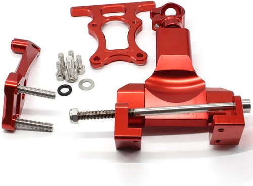 Vista 8 de FXCNC Racing motocicleta CNC amortiguador de dirección estabilizador amortiguador de montaje kit compatible con MT07 FZ07 MT-07 FZ-07 2014-2019