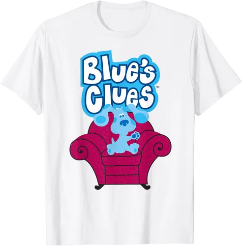 Vista 49 de Camiseta Blue's Clues On Red Sofa Negro