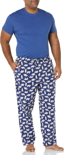 Vista 3 de Tienda Essentials - Pantalón de pijama de franela para hombre (disponible en tallas grandes y para hombre altos)