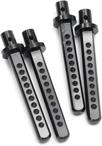 Vista 4 de 4 soportes de poste de cuerpo de aluminio para 1/10 RC Crawler Axial SCX10 (negro)