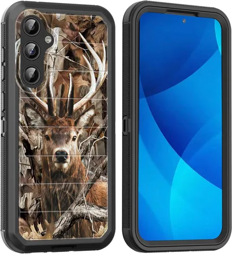 Vista 31 de Funda para Galaxy A15 5G, cuerpo completo, protección contra caídas, a prueba de polvo, resistente de 3 capas, militar, resistente, duradera