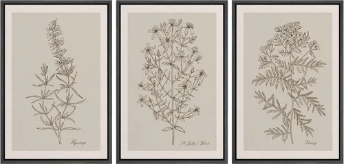 Vista 91 de Ashbrook Set de Arte de Pared en Lienzo Enmarcado, Naturaleza, Horizonte de Playa Nebulosa, Ilustraciones de Área Silvestre, Bellas Artes, Paisaje