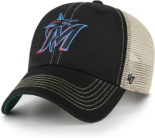 Vista 5 de 47 MLB Trawler Team Color Mesh Trucker Clean Up Gorra Ajustable, Talla Única para Adultos Boston Red Sox