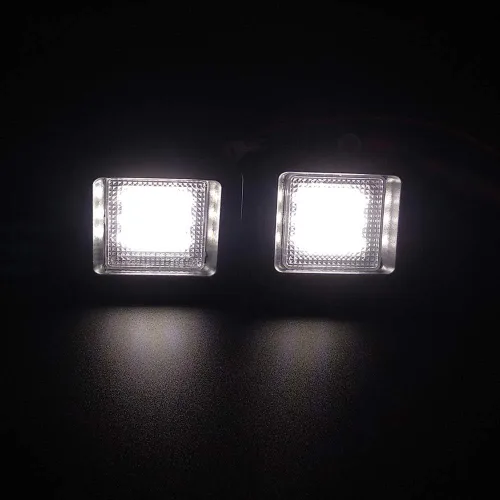 Vista 5 de Xinctai 2 lámparas LED para placa de matrícula para Ford F150 2015 2016 2017 2018 2019 2020 2021, Ford Raptor Trucks 2017, lente transparente, luces