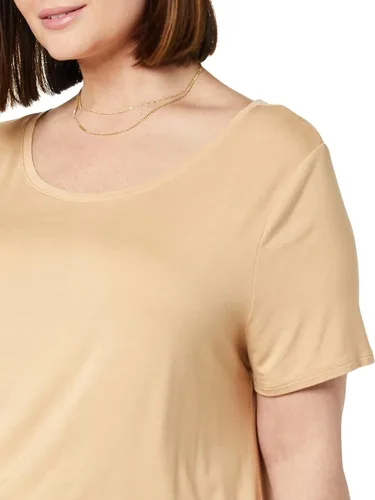 Vista 6 de Tienda Essentials Túnica de manga corta con escote redondo para mujer, paquete de 2