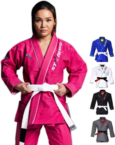 Vista 10 de Starpro Jiu Jitsu Gi brasileño - Gi ligero pre-encogido BJJ para hombres y mujeres