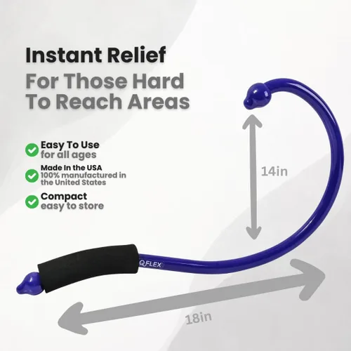 Vista 2 de q-flex acupresión cuerpo espalda y masaje Herramienta