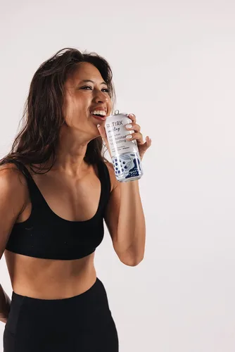 Vista 5 de FAST:RX Bebida de electrolitos en ayunas, hidratación sin azúcar, cero calorías, con vitaminas y minerales, ayuno intermitente y ceto, arándanos