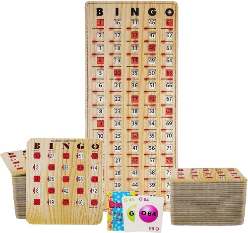 Vista 11 de MR CHIPS Juego completo de bingo con tarjetas obturadoras a prueba de atascos, edición verde de fácil lectura, 25 tarjetas de bingo reutilizables