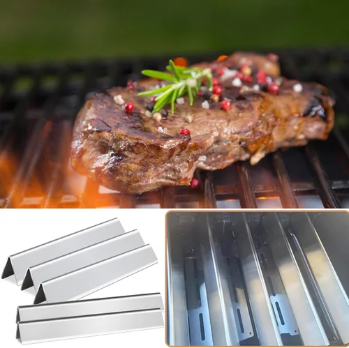 Vista 7 de 7620 7621 Barra aromatizadora de 17.5 pulgadas para piezas de parrilla Weber Genesis serie 300, Weber Genesis E/EP-310, 320, 330, Genesis S/E-310