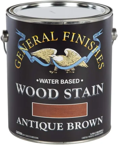 Vista 55 de General Finishes - Tinte para madera a base de agua, 1 cuarto de galón, cereza negra