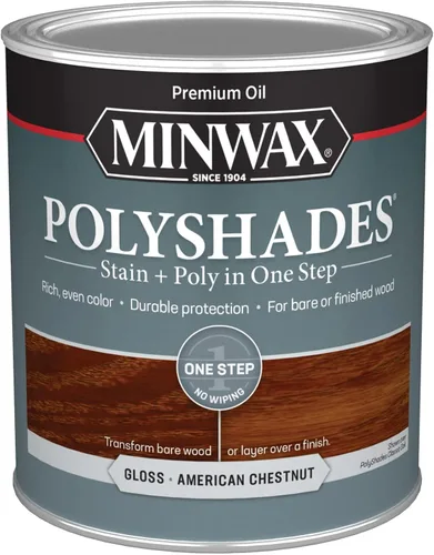 Vista 57 de Barniz Minwax 213104444 PolyShades Miel