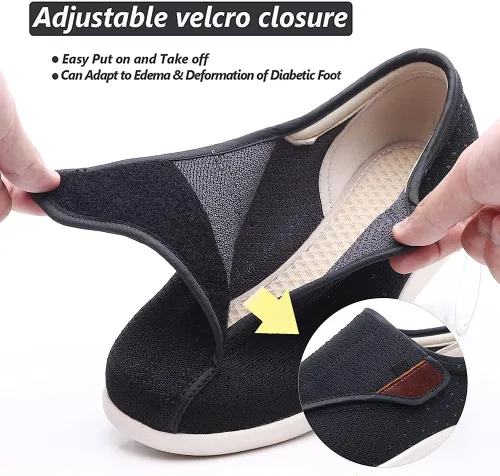 Vista 3 de W&LESVAGO Diabetic Shoes for Women Easy OnOff, Lightweight Breathable Adjustable Closure Walking Sneakers