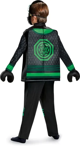 Vista 2 de Disguise Lloyd Lego Ninjago - Disfraz de lujo de la película, verde, mediano (7-8)
