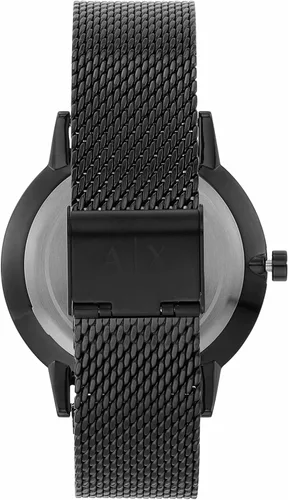 Vista 3 de AX Armani Exchange Reloj multifunción para hombre con correa de cuero o acero inoxidable