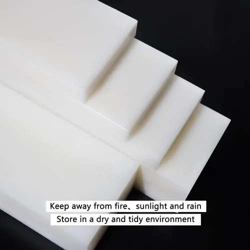 Vista 5 de Bloque de HDPE Blanco PE Polietileno Rectangular Sólido Plástico Bloque de Golpeo de Alta Densidad Hoja Ideal para Proyectos de Bricolaje