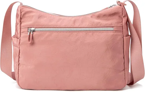 Vista 2 de ETidy Bolso cruzado para mujer, impermeable, ligero, casual, de hombro, bolso de libros
