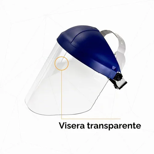 Vista 5 de 3M H8A Combinación de Arnés de Cabeza con Trinquete y Visera Protector Facial Transparente, Sistema Completo de Seguridad de Arnés de Cabeza