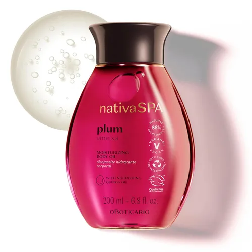 Vista 13 de Nativa SPA by O Boticário, Aceite corporal Açaí, hidratante perfumado, 6.8 onzas