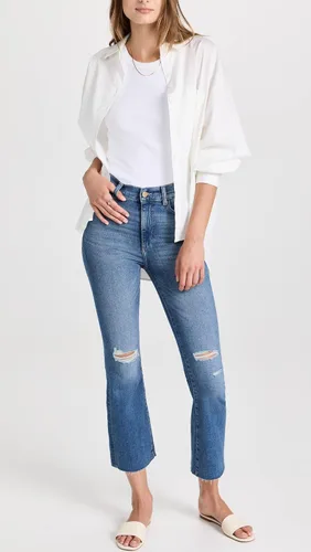 Vista 5 de DL1961 Botas Bridget para mujer jeans cortos Instasculpt