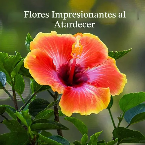 Vista 2 de Arbusto de Hibisco Fiesta - Planta Floreciente de Hibisco Viva - Planta de Flor Tropical - Maceta de 1 Galón - Altura Total de 10" a 14" - Plantas
