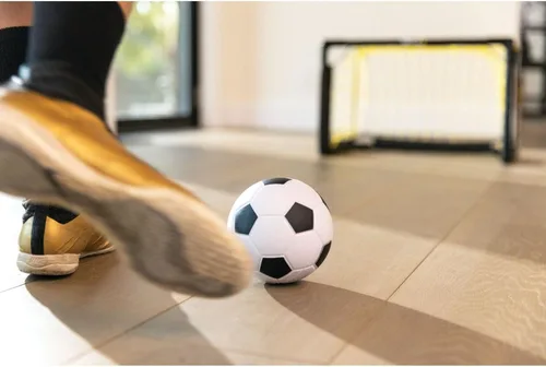 Vista 7 de SKLZ Mini portería profesional, incluye bola suave de 5 pulgadas, marco fácil de montar