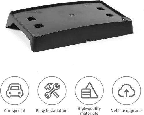 Vista 7 de Soporte de matrícula frontal Portamatrícula compatible con Jeep Wrangler JL JLU JT 2018-2024