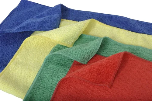 Vista 3 de CleanAide Toallas de microfibra ultra absorbentes de 300 GSM para detalles automáticos, limpieza del hogar y comercial, sin rayas, sin pelusas