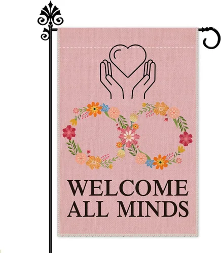 Vista 15 de Hafhue Human Kind Be Both Welcome Bandera de Jardín para Patio Exterior Decoraciones de Granja, Bandera Be Kind Regalo para Familias Amigos, Bandera