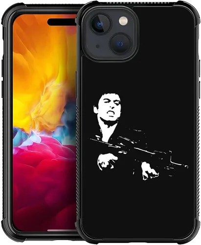 Vista 201 de Compatible con funda para iPhone 6 Plus/6s Plus,Bite Your Teeth Diseño de patrón asombroso, funda trasera dura de PC anti-arañazos y a prueba