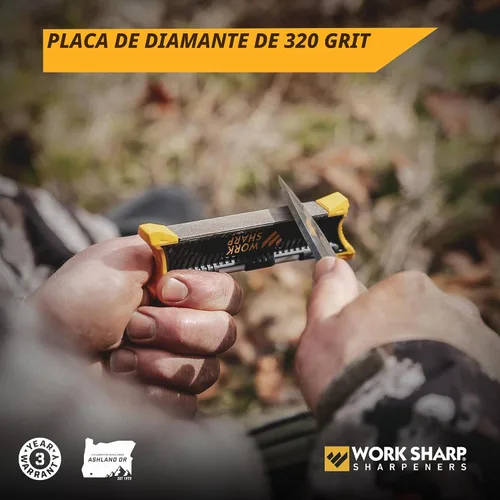 Vista 7 de Work Sharp Afilador de cuchillos portátil de bolsillo y para caza, WSGPS-W