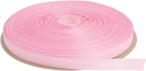Vista 23 de Cinta de grogrén sólido de 100 yardas cada rollo, 100% poliéster (1/4", beige)