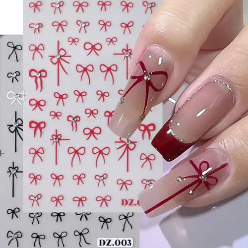 Vista 22 de 8 hojas de calcomanías de arte de uñas de conejo de Pascua, 3D, autoadhesivas, accesorios de arte de uñas, caricaturas, conejos, animales