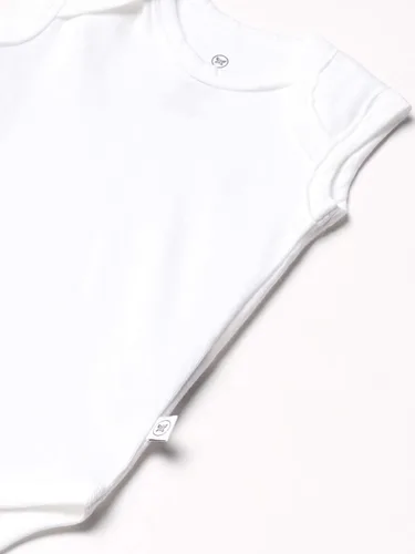 Vista 2 de HonestBaby Body sin mangas de algodón orgánico para bebé paquete múltiple