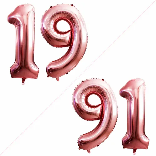 Vista 264 de Goer, conjunto de globos de papel aluminio para decoraciones de cumpleaños, globos de las letras de feliz cumpleaños y de números Oro