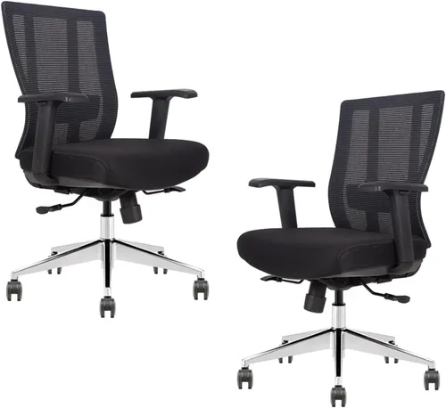 Vista 12 de Bitchair - Silla ergonómica de malla para sala de conferencias, silla de escritorio para computadora con brazos ajustables en altura, silla