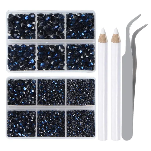 Vista 69 de LPBeads 10000 unidades de diamantes termoadhesivos SS6 amatista con parte trasera plana, gemas de diamantes de imitación de cristal redondas