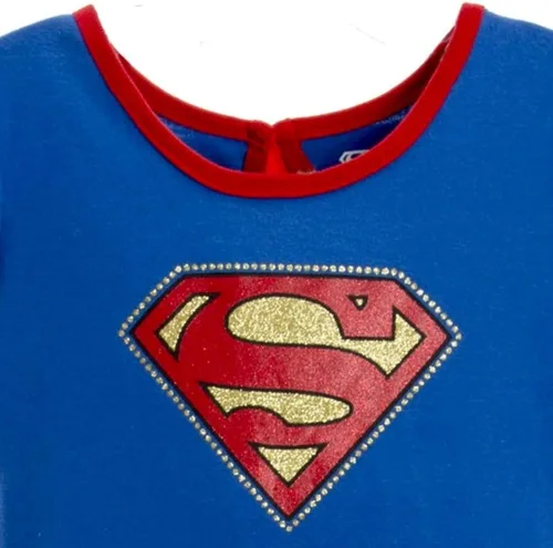 Vista 7 de WARNER BROS Disfraz de Supergirl de la Liga de la Justicia, disfraz de Batgirl, leggings, capa y diadema, 4 piezas, para recién nacido a niño grande