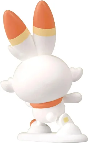 Vista 3 de Takara Tomy Pokemon Poke Peace Doll Scorbunny - Figura de anime - Rojo