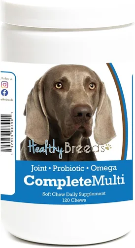 Vista 10 de Healthy Breeds Affenpinscher todo en uno multivitamínico suave masticable 120