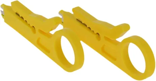 Vista 2 de Utoolmart Mini pelacables cortador de perforación para cable de red, cable de datos RJ45 Cat5, cable de teléfono y cable UTP de computadora, 2