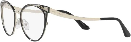 Vista 3 de Bvlgari SERPENTI BV 2186 - Marco de lentes para mujer, color dorado pálido, negro 5317140