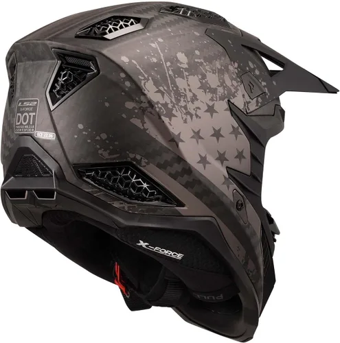 Vista 2 de LS2 Helmets X-Force Carbon MX Casco todoterreno para motocross