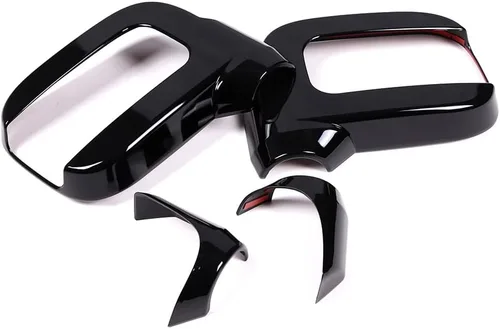 Vista 4 de Cubierta de espejo retrovisor ABS Protector de espejo lateral Decoración exterior Compatible con Hummer H2 2003 2004 2005 2006 2007 2008 2009