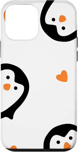 Vista 16 de Cute Penguins Hearts Phone Case for iPhone 17