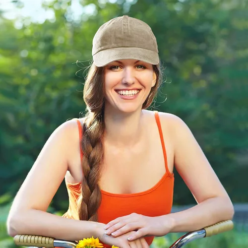 Vista 5 de 4 piezas de algodón lavado gorra de béisbol ajustable sarga llano sombrero unisex gorra de béisbol vintage papá sombrero